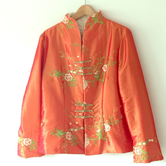 Brick Orange Lightweight Quilted Jacket