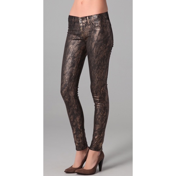 J Brand snake print skinny jeans size 25