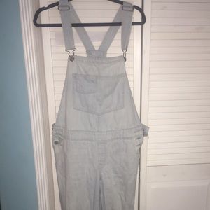 Women's Light Wash Hollister Boyfriend Overalls💙❣