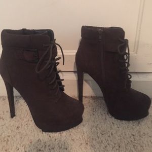 Military Inspired Bootie Heels