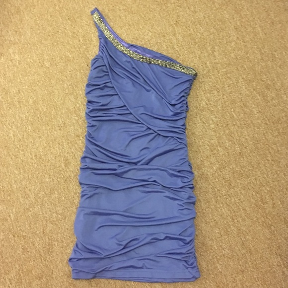 Brand new ruched one shoulder bodycon dress size S