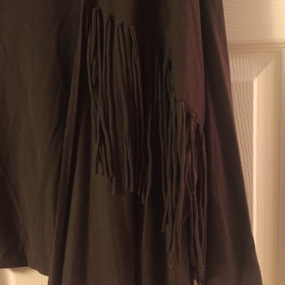 🌻Fringe brown cardigan - Picture 2 of 2