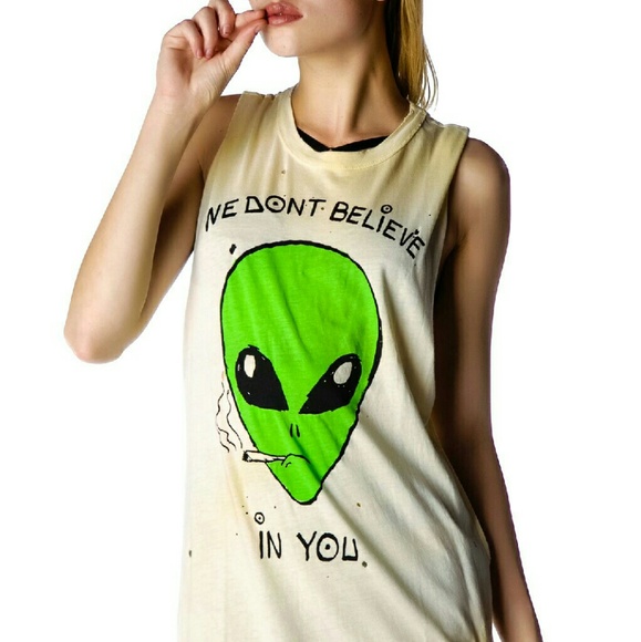 Unif we don't believe in you alien tank M - Picture 4 of 4