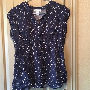 Maternity star top