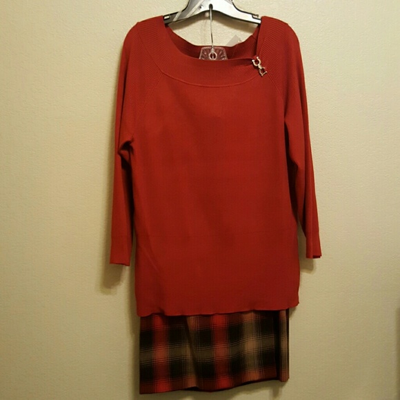Sweater & skirt set