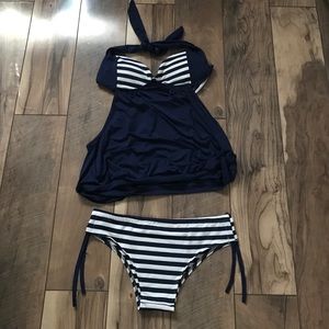 NWT tankini style swim suit