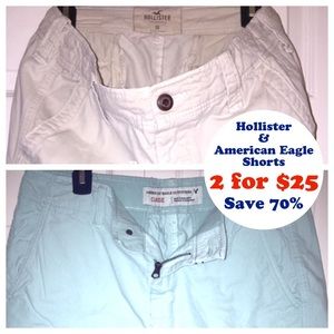 American Eagle & Hollister Men's Shorts Bundle!
