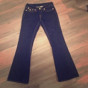 True Religion Gold Thread Jeans Size 28