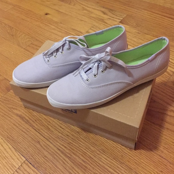 Lavender color Keds wore ONCE