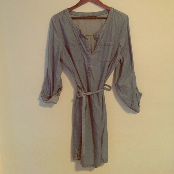 a.n.a. Denim Dress Shirt NWOT