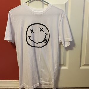 nirvana logo tee
