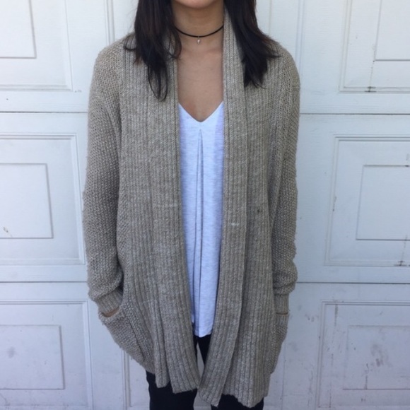 Beige/Tan Fall Cardigan
