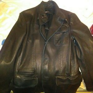 Leather Gucci Blazer