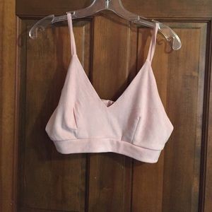 Forever 21 velvet crop