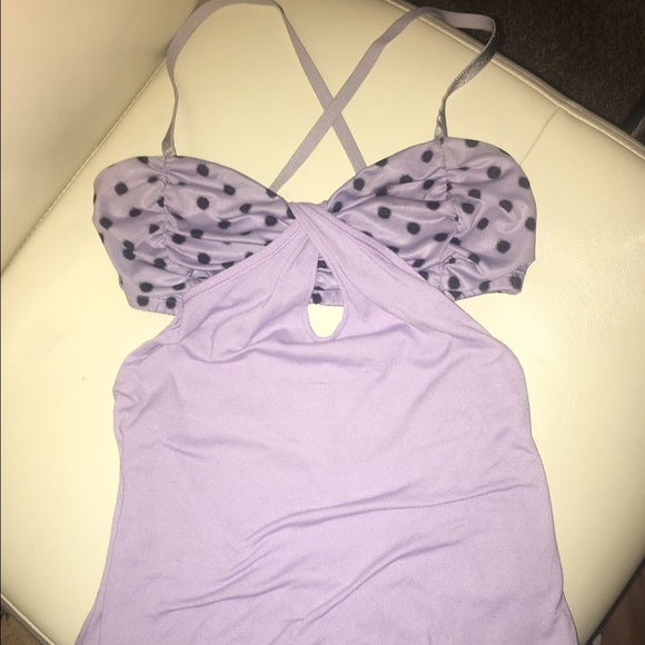 Light purple low back tank!