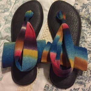 Sanuk Yoga Sling Sandals size 6