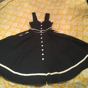 50s Vintage Style Sailor Dress