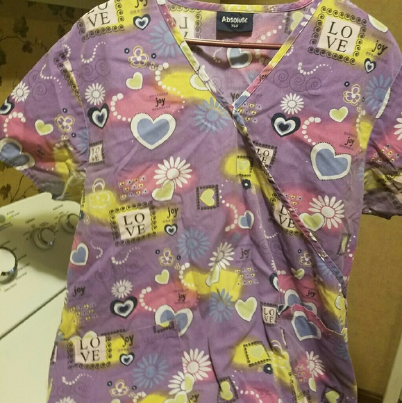 Love scrub top
