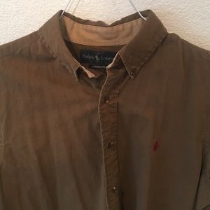 Tan long sleeved shirt from Polo