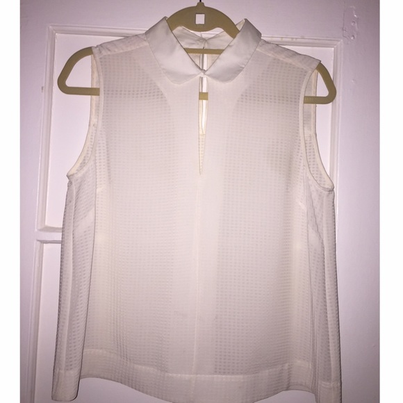 French connection checkered blouse💙