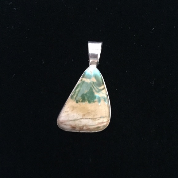 Sterling pendant marked L