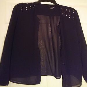 Forever 21 Sheer Rock Top