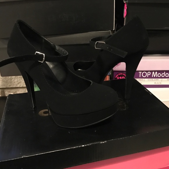 Black heels
