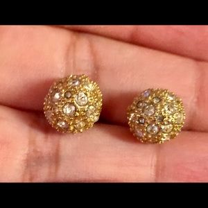 Ann Taylor gold round studs