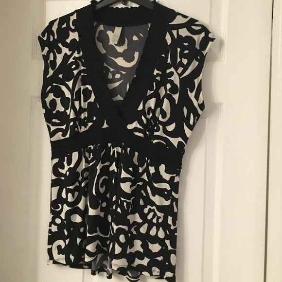 Meroma black/cream shirt