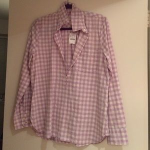 J.Crew Casual "boy fit" linen shirt. NEVER WORN