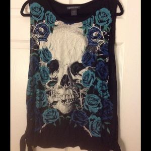 Skull tank top