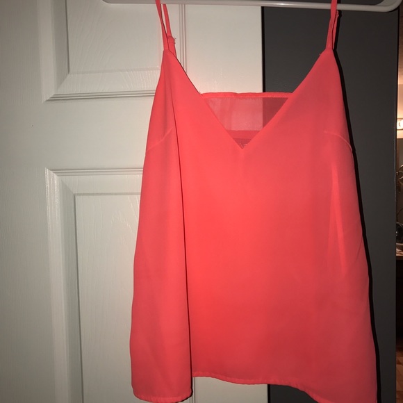 Coral tank top.