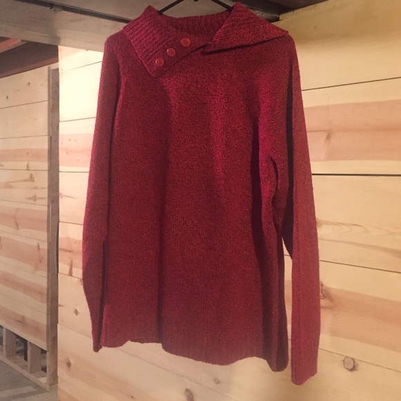 XL red Karen Scott sweater