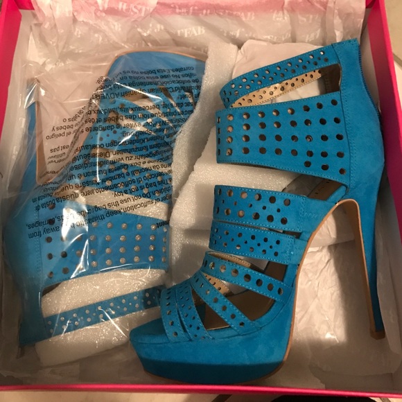 Blue heels