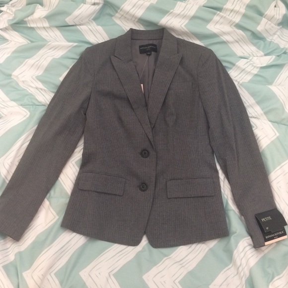 4P - Banana Republic Gray Blazer