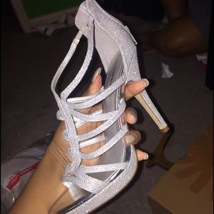 Call it Spring sparkly heels