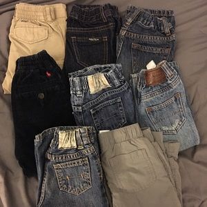 Bundle of toddler pants sizes 18-24 months