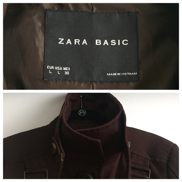 Zara Basics brown jacket - Picture 4 of 4