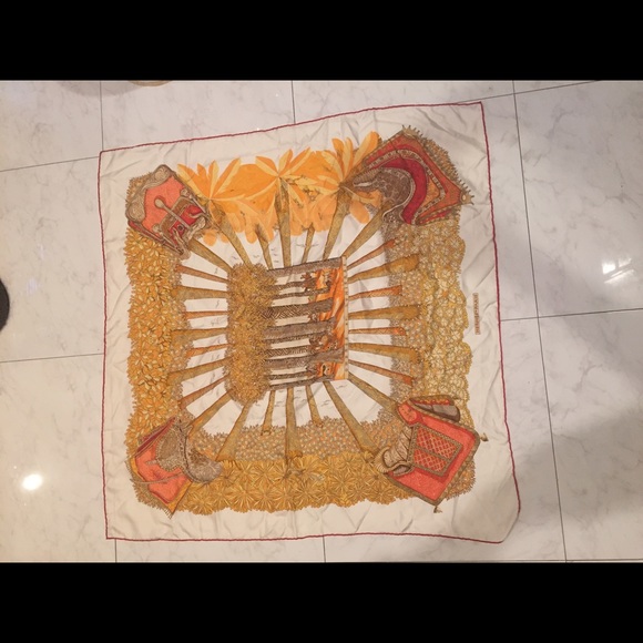 Hermes Silk Scarf