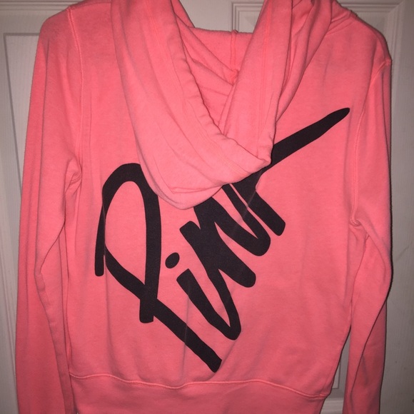 PINK zip up jacket. - Picture 2 of 3