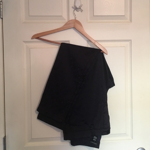 Cache Blue and Black Textured Printed Pant. - Picture 2 of 3