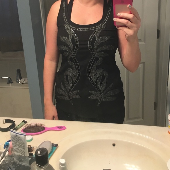 Cute black tank top! From express