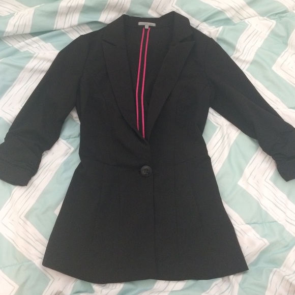 Charlotte Russe XS Black Fittes Blazer