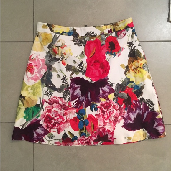 Alice + Olivia floral skirt