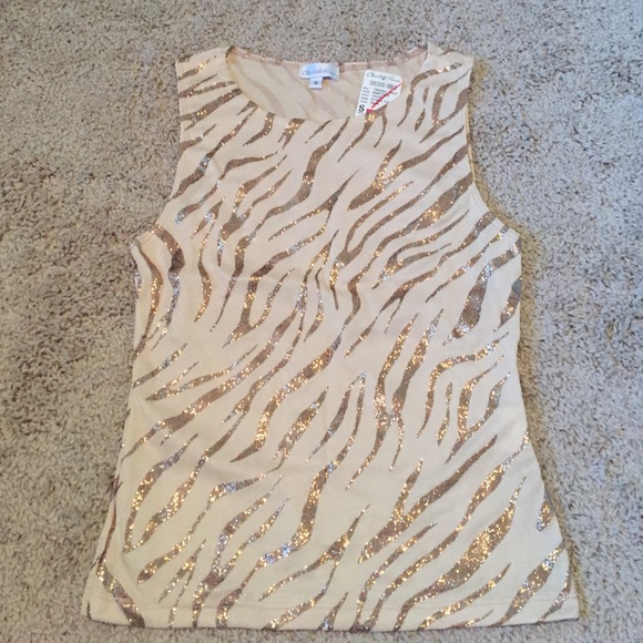 Charlotte Russe Glitter Top