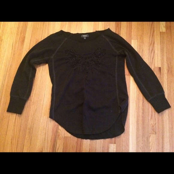 Silver Brand long black sweater