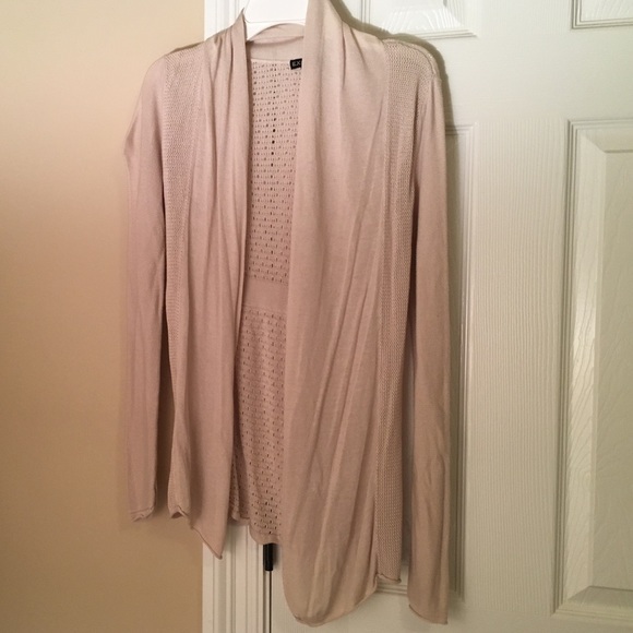Beige Express lightweight cardigan