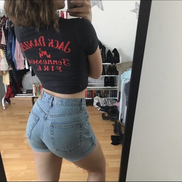 jack daniels fore crop top
