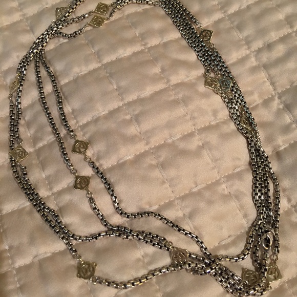 David Yurman logo necklace
