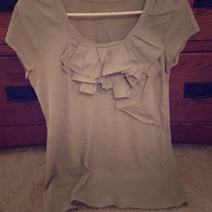 LOFT Ruffle Casual T